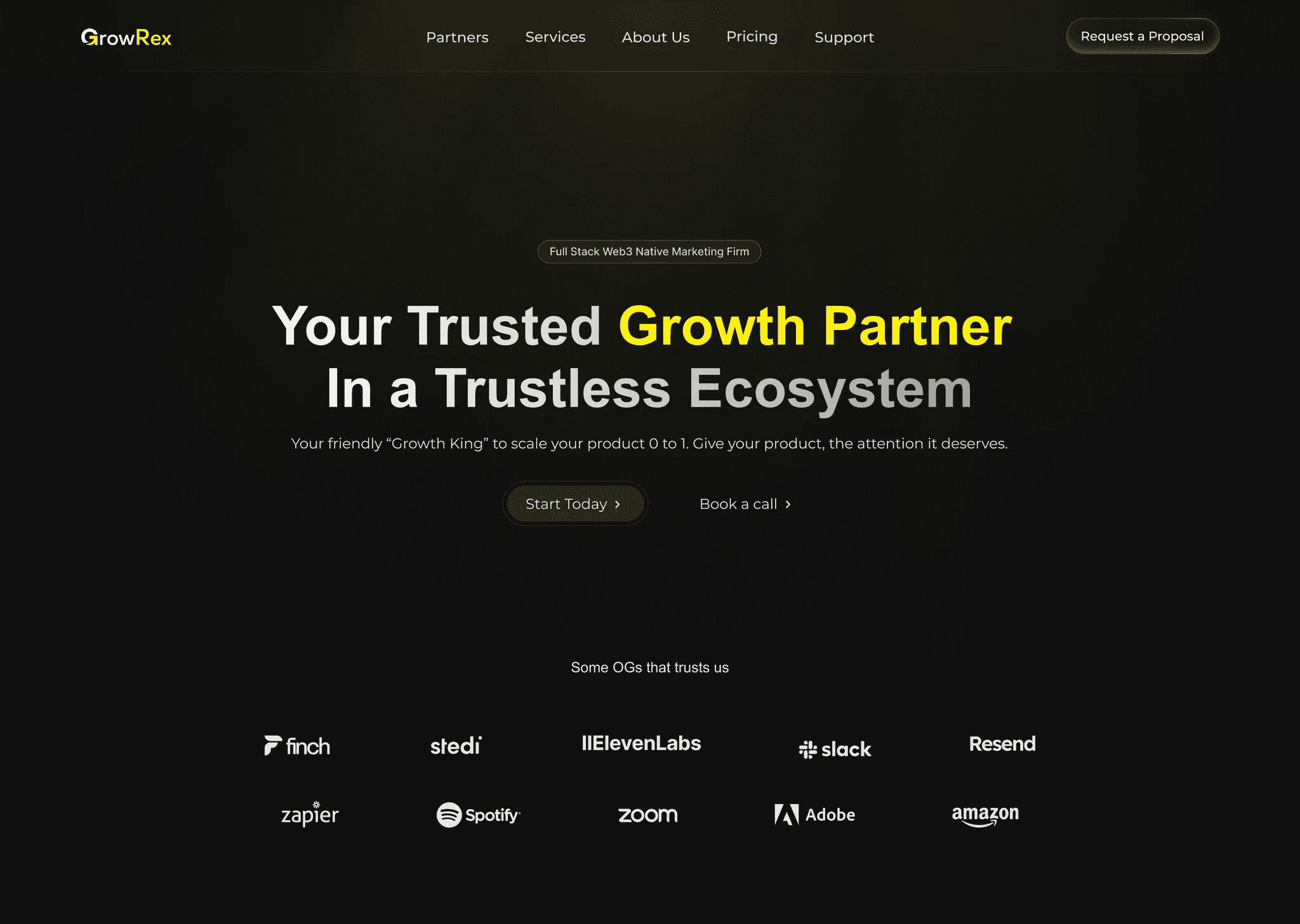 GrowRex — UI/UX design